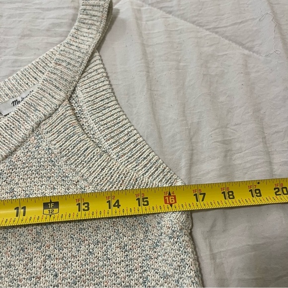 Madewell Rainbow Marled Wakefield Button-Front Sweater Tank Size S - Picture 11 of 12